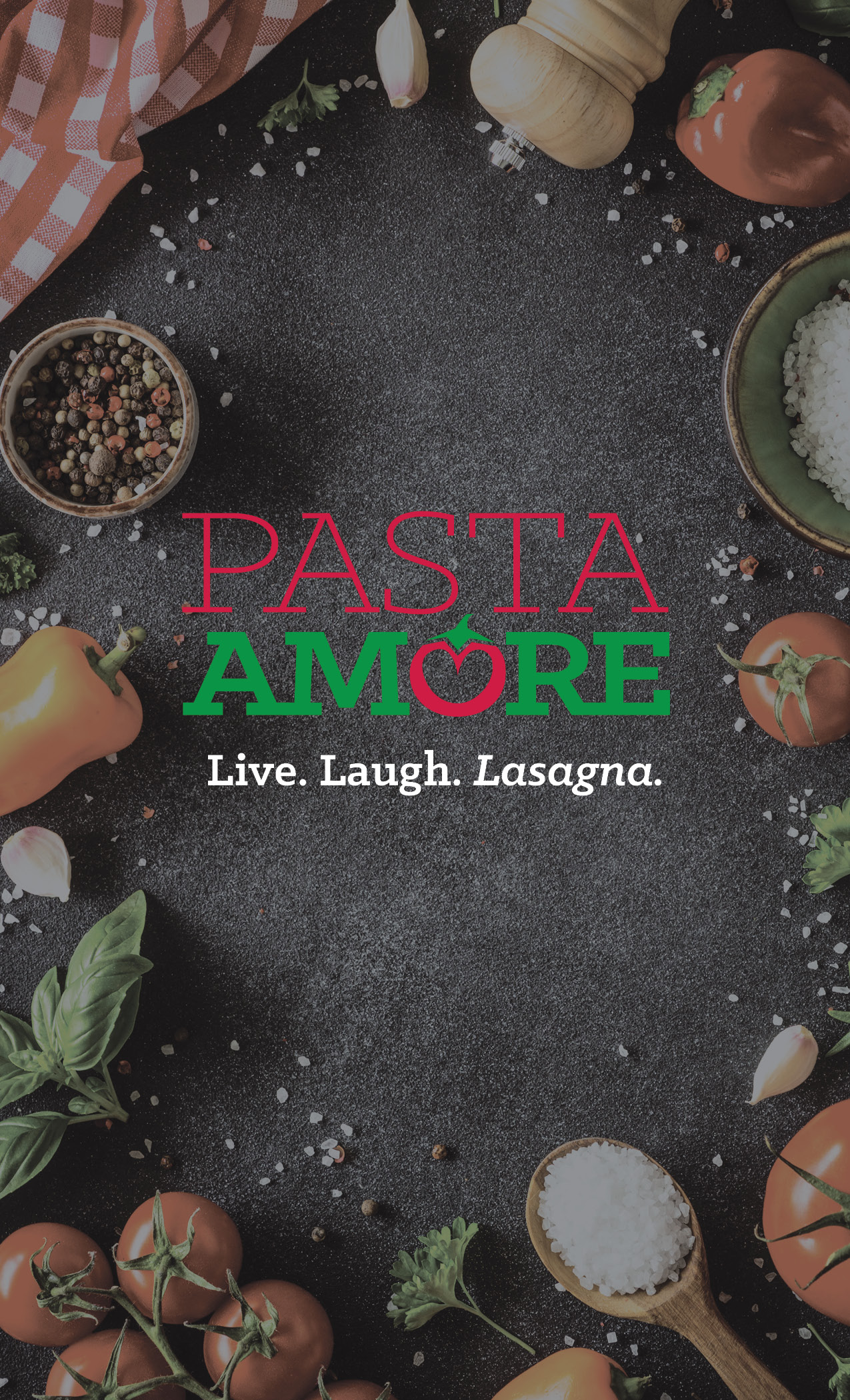 Pasta Amore Menu